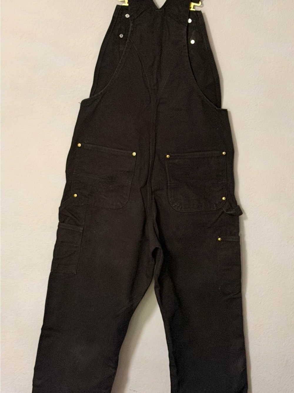 Carhartt Black Workwear Bib Overalls - Picture 9 of 12